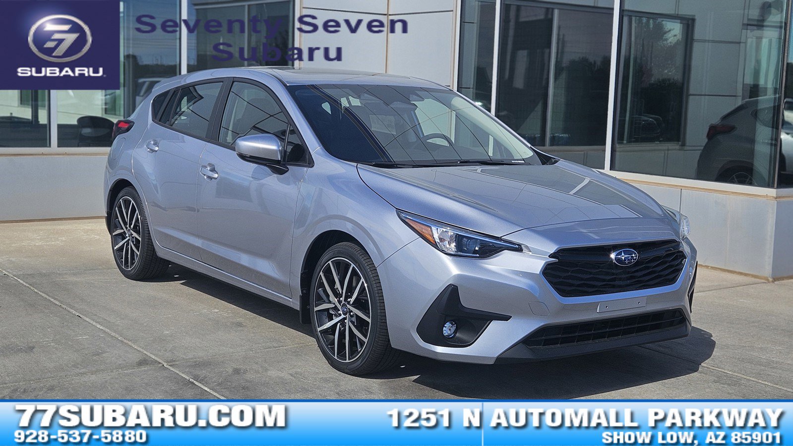 Ice Silver 2026 Subaru Impreza Sport AWD Wagon All-Wheel Drive Continuously Variable Transmission
