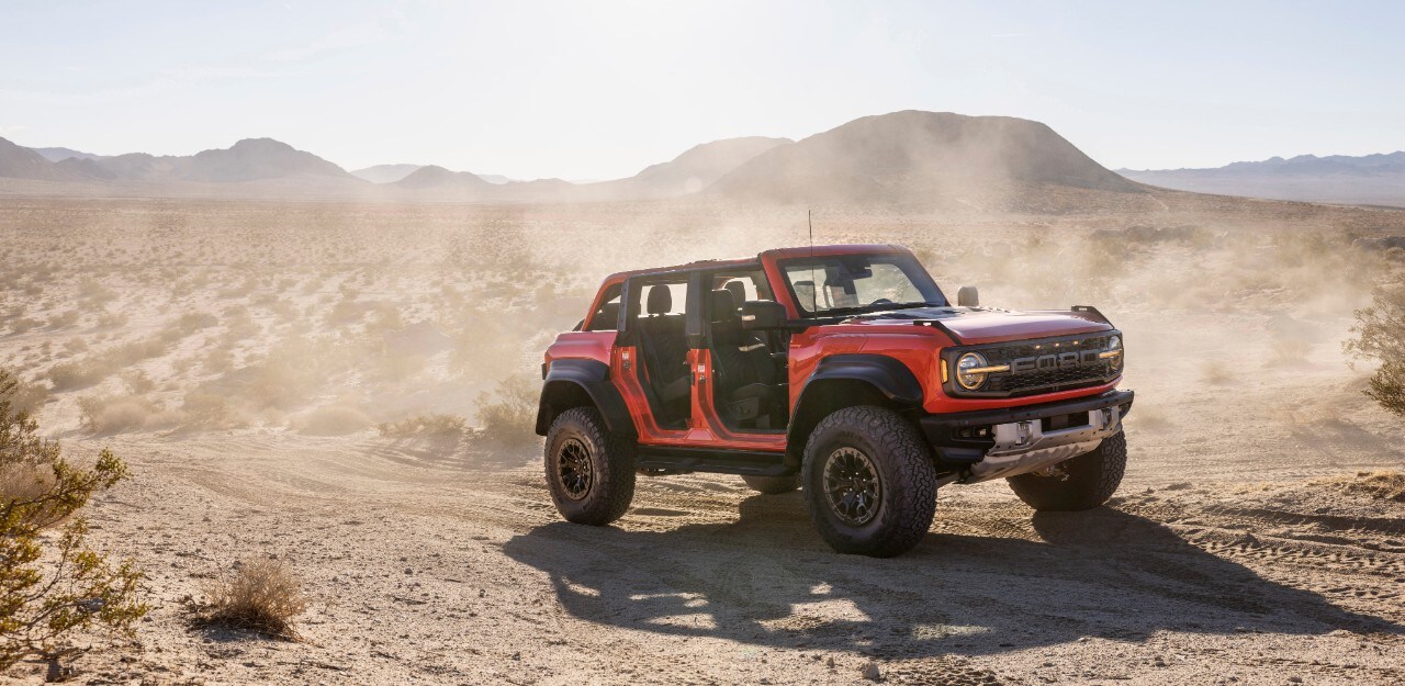 Bronco Raptor buyers in the US now get a free day of Baja dune-bashing  training