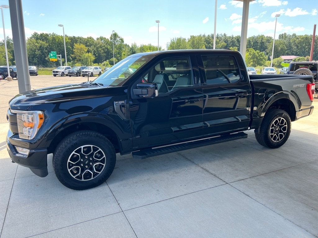 Certified 2022 Ford F-150 Lariat with VIN 1FTFW1E8XNFB05727 for sale in Jackson, MI