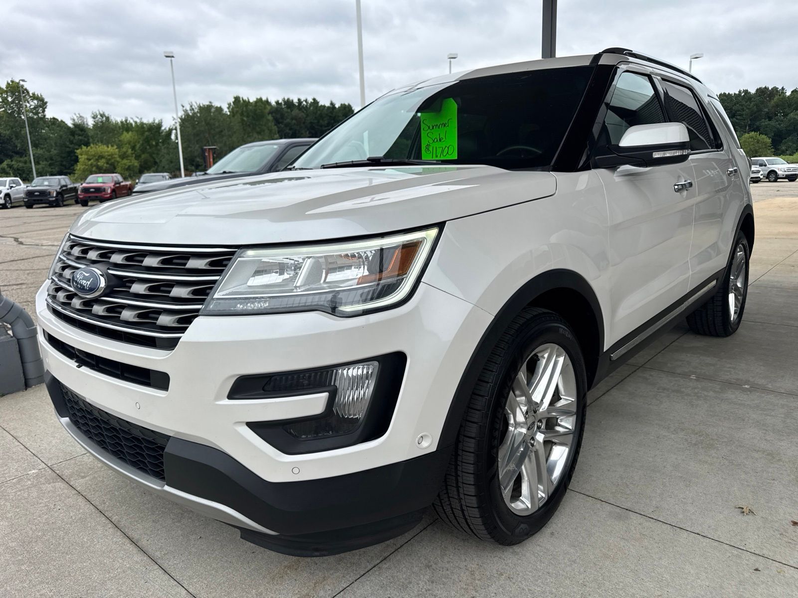 Used 2016 Ford Explorer Limited with VIN 1FM5K8F84GGA01208 for sale in Jackson, MI