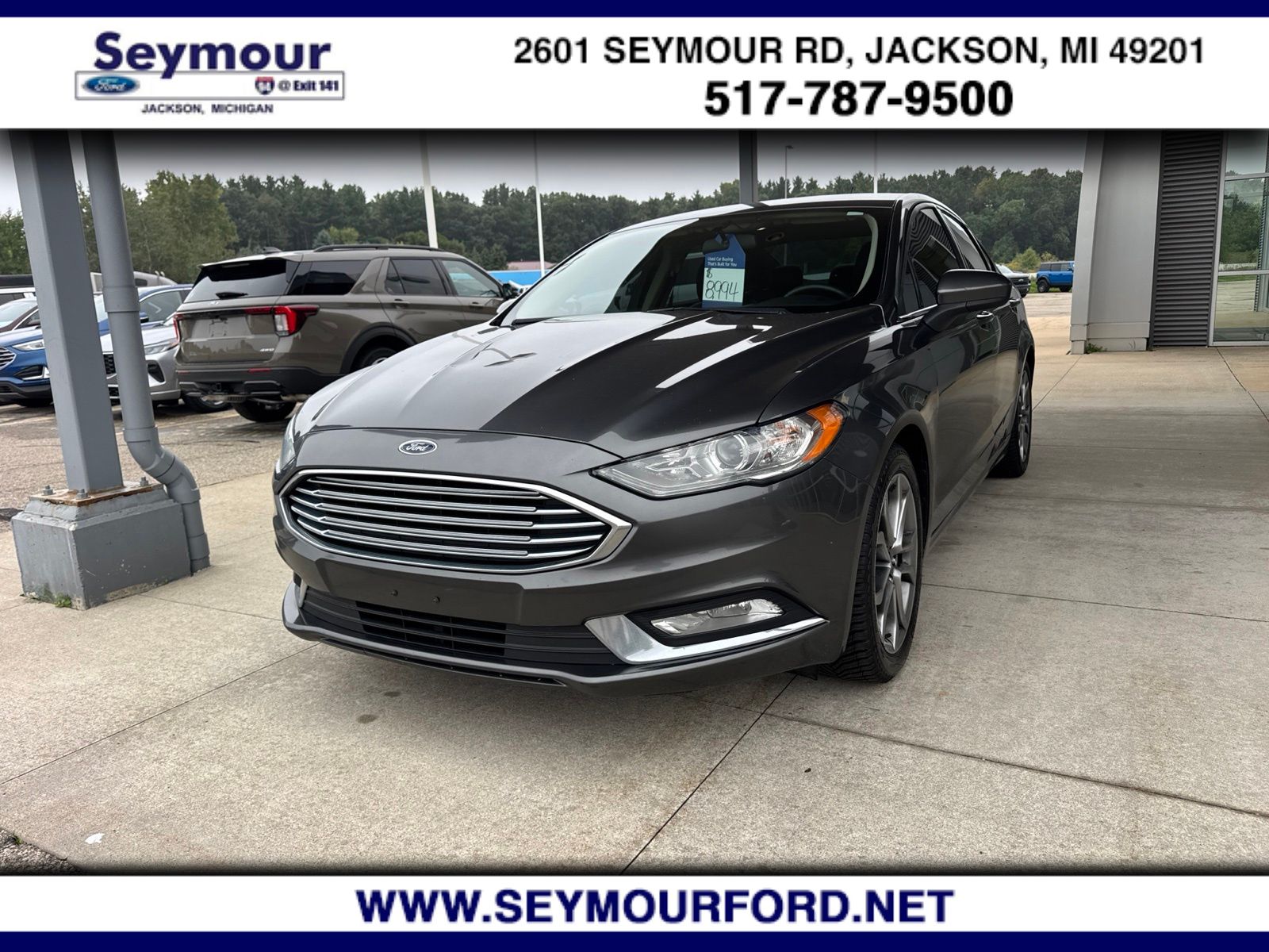 Certified 2017 Ford Fusion SE with VIN 3FA6P0H76HR162269 for sale in Jackson, MI