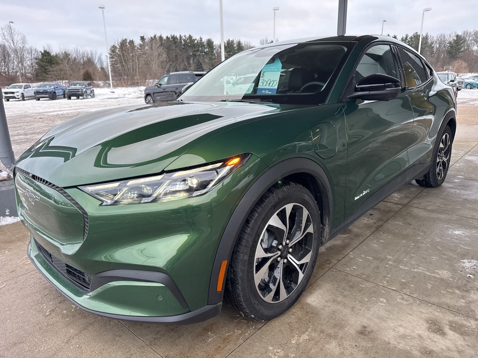 Certified 2025 Ford Mustang Mach-E Select AWD with VIN 3FMTK1S52SMA19215 for sale in Jackson, MI