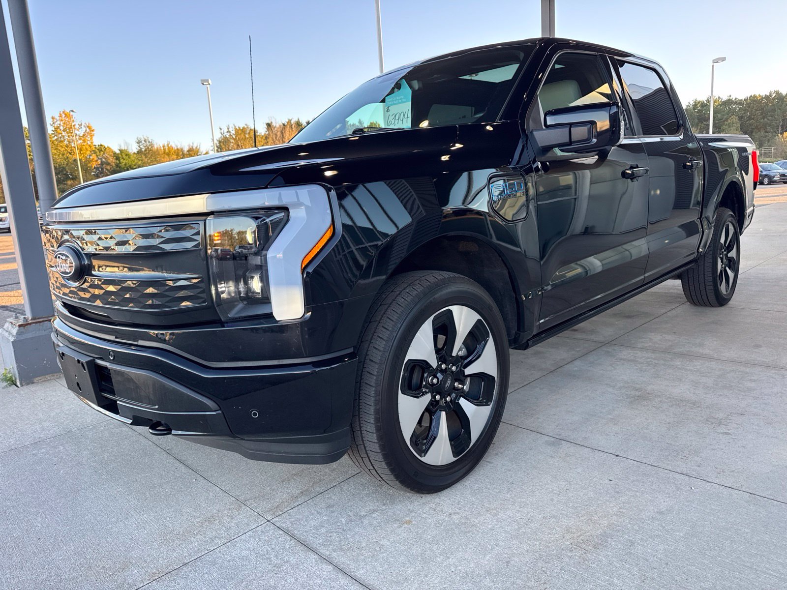 Certified 2024 Ford F-150 Lightning Platinum with VIN 1FT6W7L71RWG27763 for sale in Jackson, MI