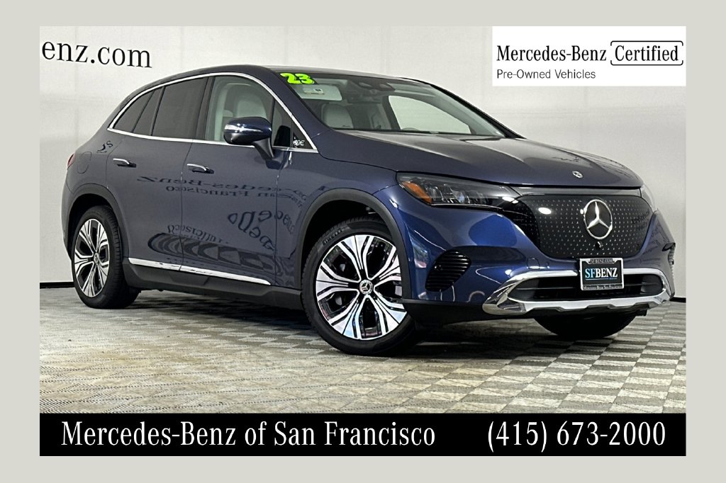 Certified 2023 Mercedes-Benz EQE SUV Base with VIN 4JGGM1CB3PA001195 for sale in South San Francisco, CA