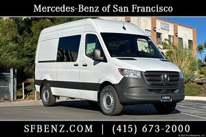 Featured New 2025 Mercedes-Benz Sprinter 2500 Standard Roof 4-Cyl Diesel HO Van Crew Van for Sale in San Francisco