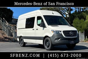 Featured New 2025 Mercedes-Benz Sprinter 2500 Standard Roof 4-Cyl Diesel HO Van Crew Van for Sale in San Francisco