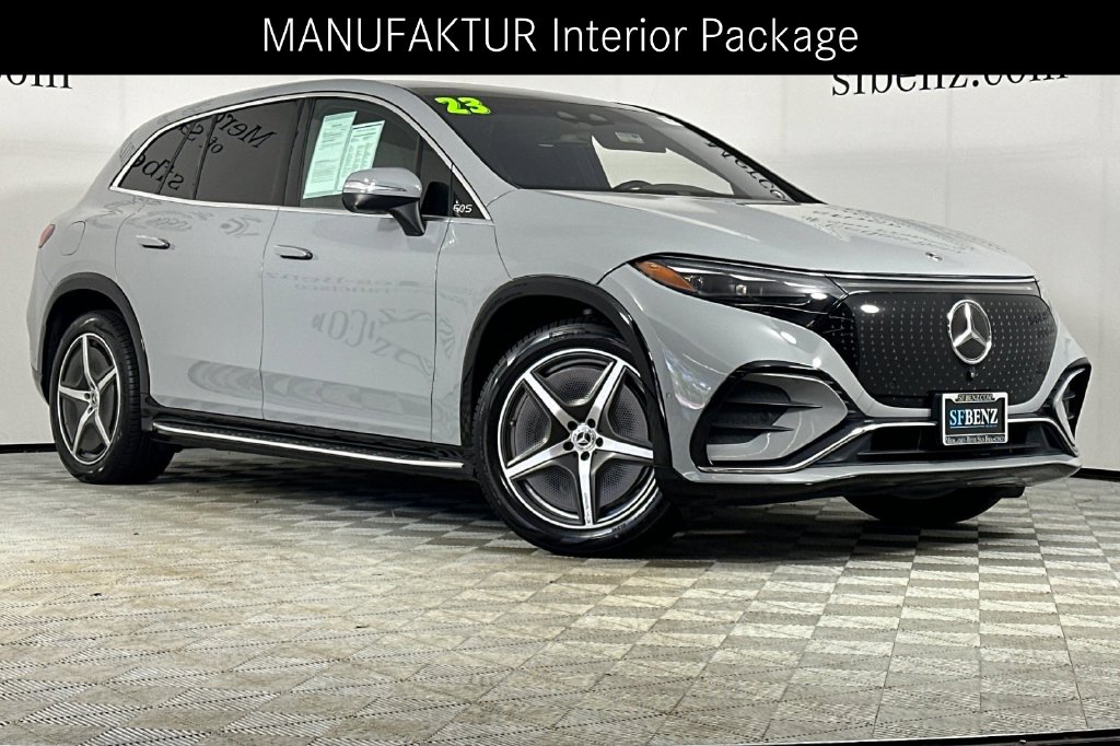 Certified 2023 Mercedes-Benz EQS SUV Base with VIN 4JGDM4EB3PA025241 for sale in South San Francisco, CA