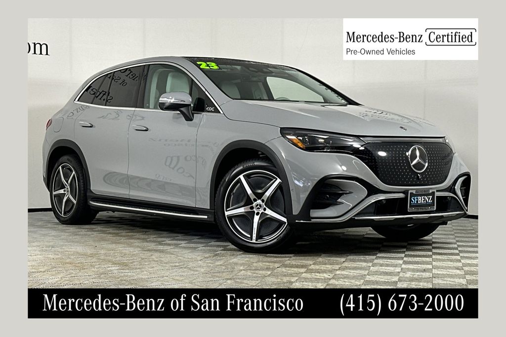 Certified 2023 Mercedes-Benz EQE SUV Base with VIN 4JGGM1CB7PA016220 for sale in South San Francisco, CA