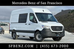 Featured New 2025 Mercedes-Benz Sprinter 2500 Standard Roof 4-Cyl Diesel HO Van Crew Van for Sale in San Francisco