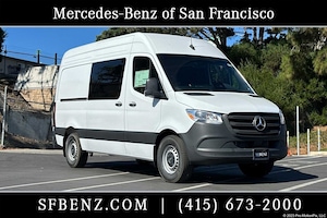 Featured New 2025 Mercedes-Benz Sprinter 2500 Standard Roof 4-Cyl Diesel HO Van Crew Van for Sale in San Francisco