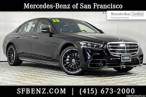 Featured Used 2023 Mercedes-Benz S-Class S 500 4D Sedan 4matic Sedan for Sale in San Francisco
