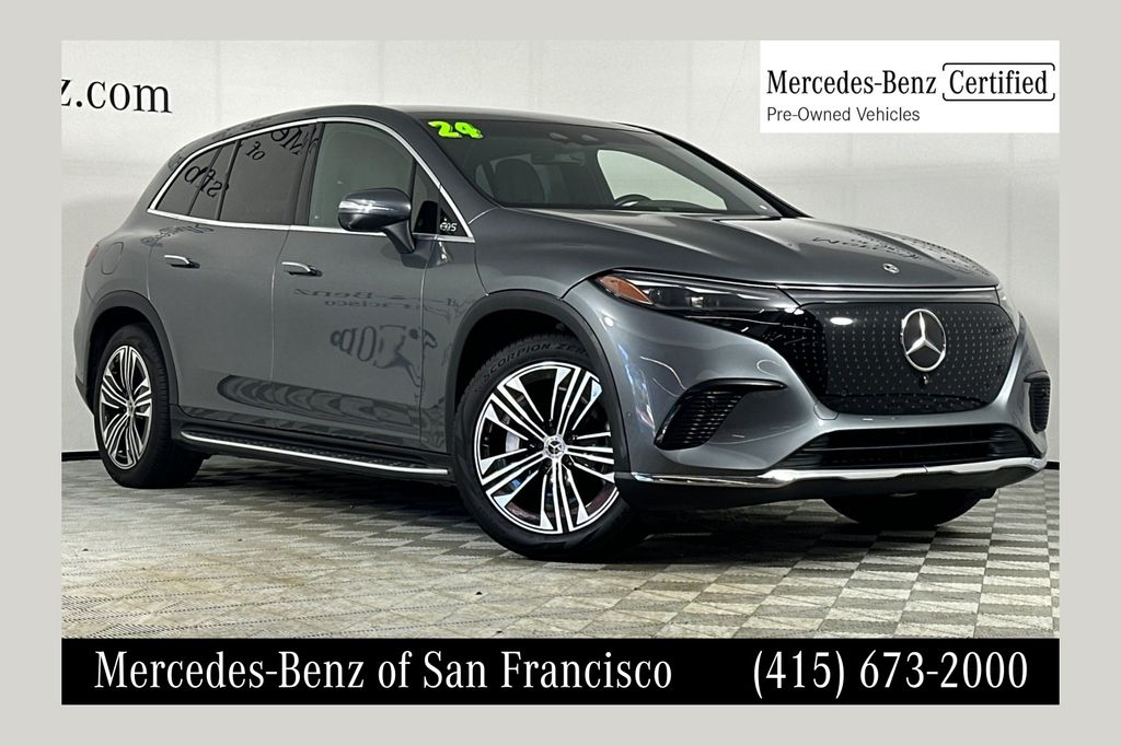 Certified 2024 Mercedes-Benz EQS SUV Base with VIN 4JGDM2EB0RA033000 for sale in South San Francisco, CA