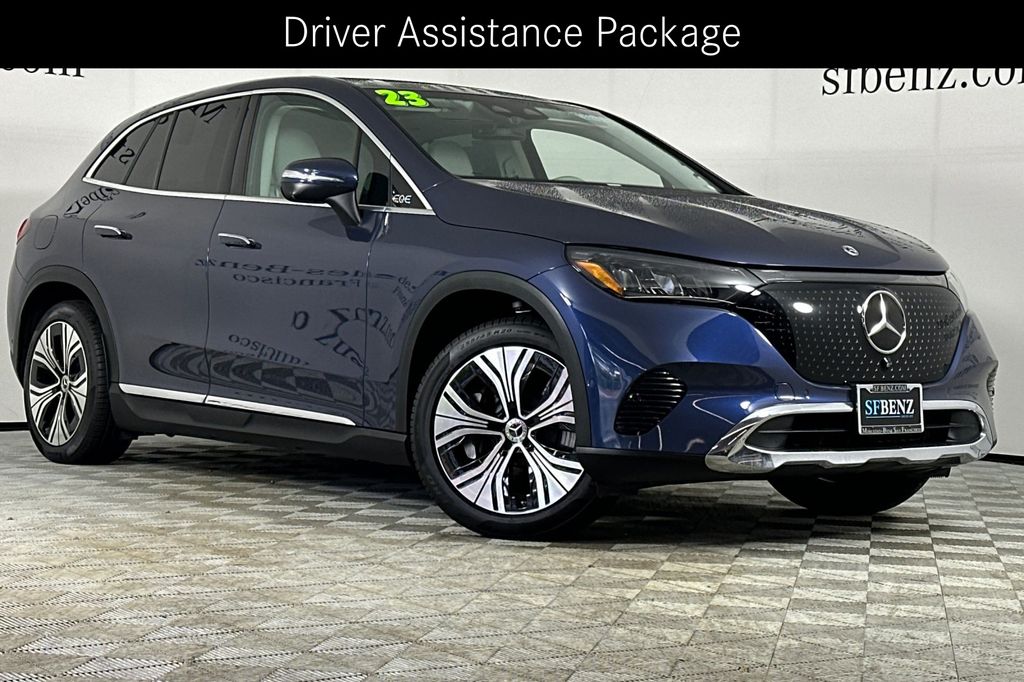 Certified 2023 Mercedes-Benz EQE SUV Base with VIN 4JGGM1CB3PA001195 for sale in South San Francisco, CA