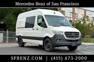 Featured New 2025 Mercedes-Benz Sprinter 2500 Standard Roof 4-Cyl Diesel HO Van Crew Van for Sale in San Francisco