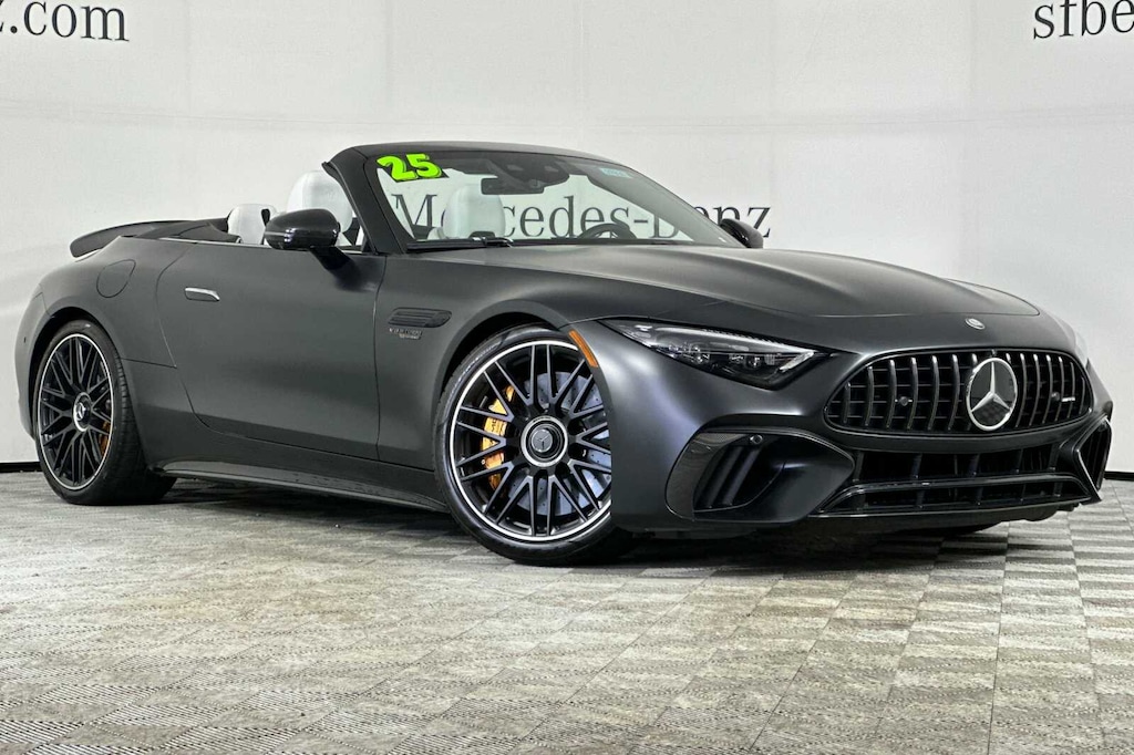 Certified 2025 Mercedes-Benz SL-Class SL 63 AMG S E Performance 2D Convertible 4matic Convertible