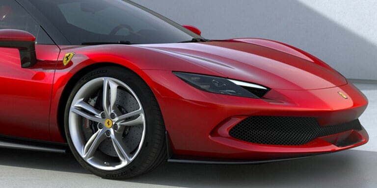  Ferrari with Tire Alignment