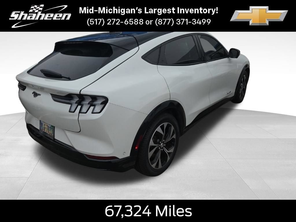 Used 2021 Ford Mustang Mach-E Premium RWD with VIN 3FMTK3R76MMA01225 for sale in Lansing, MI