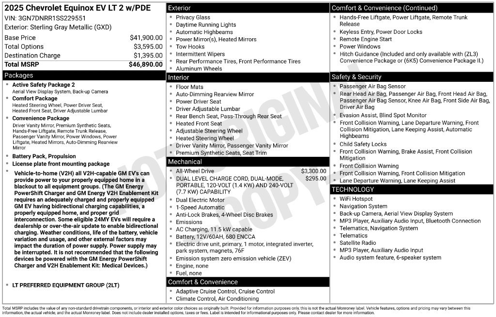 2025 Chevrolet Equinox EV LT - Photo 9