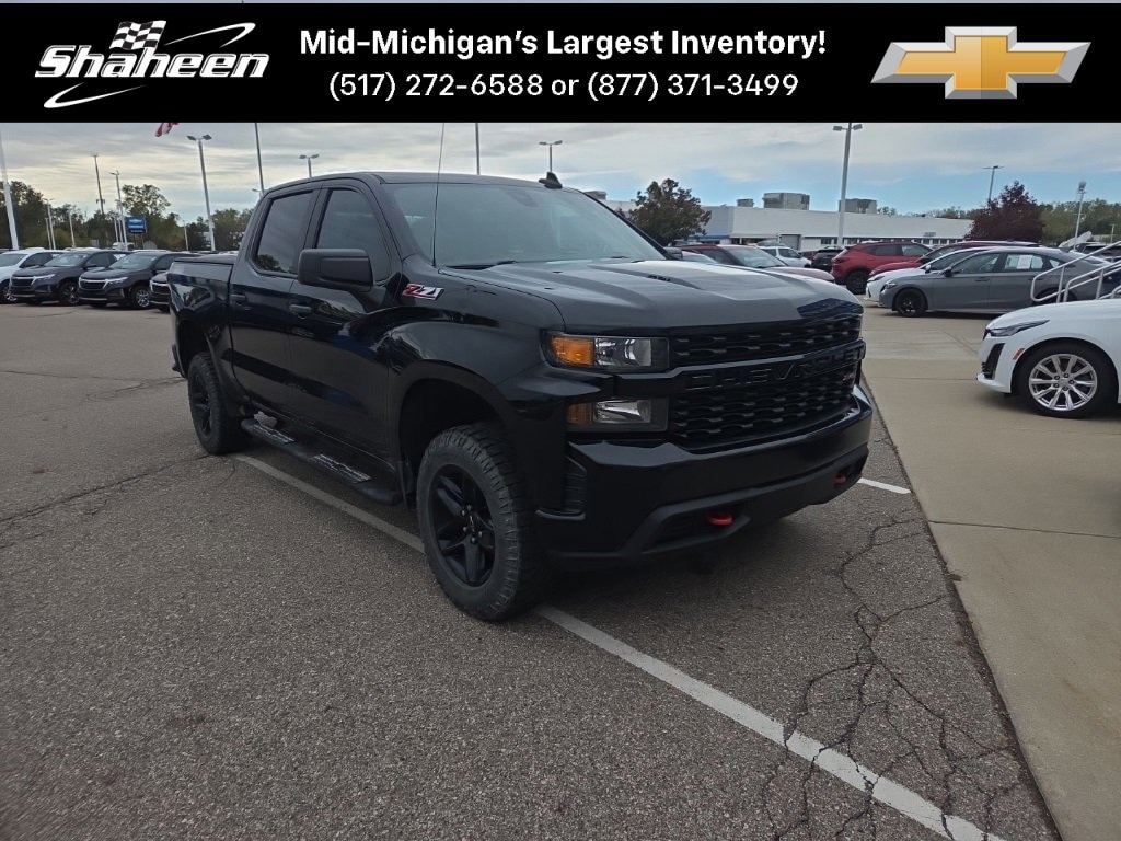 Used 2021 Chevrolet Silverado 1500 Custom Trail Boss Truck Crew Cab