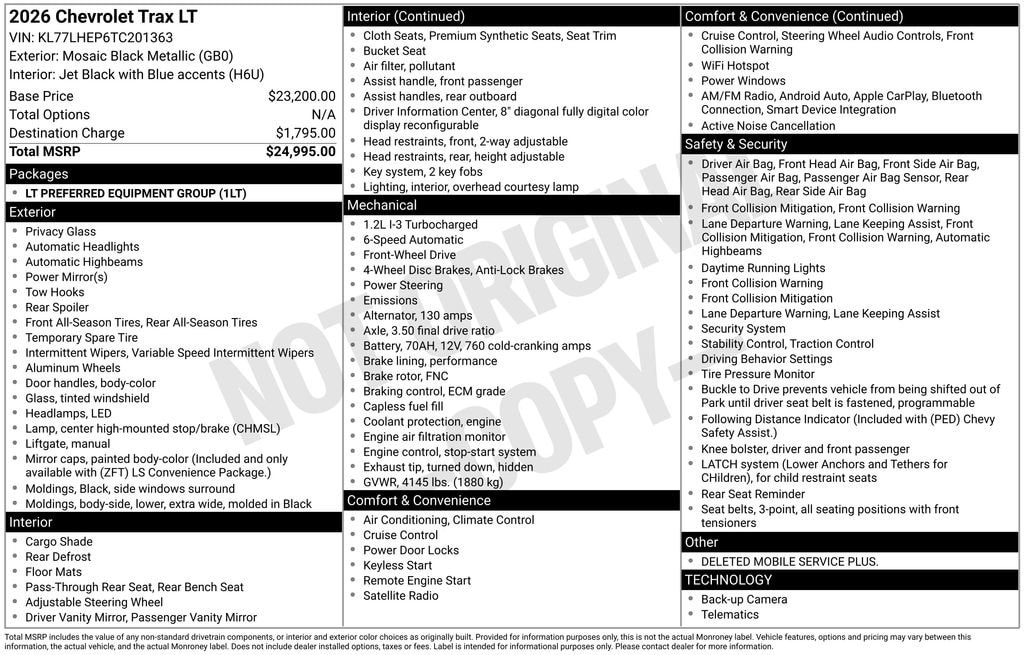 2026 Chevrolet Trax LT - Photo 9