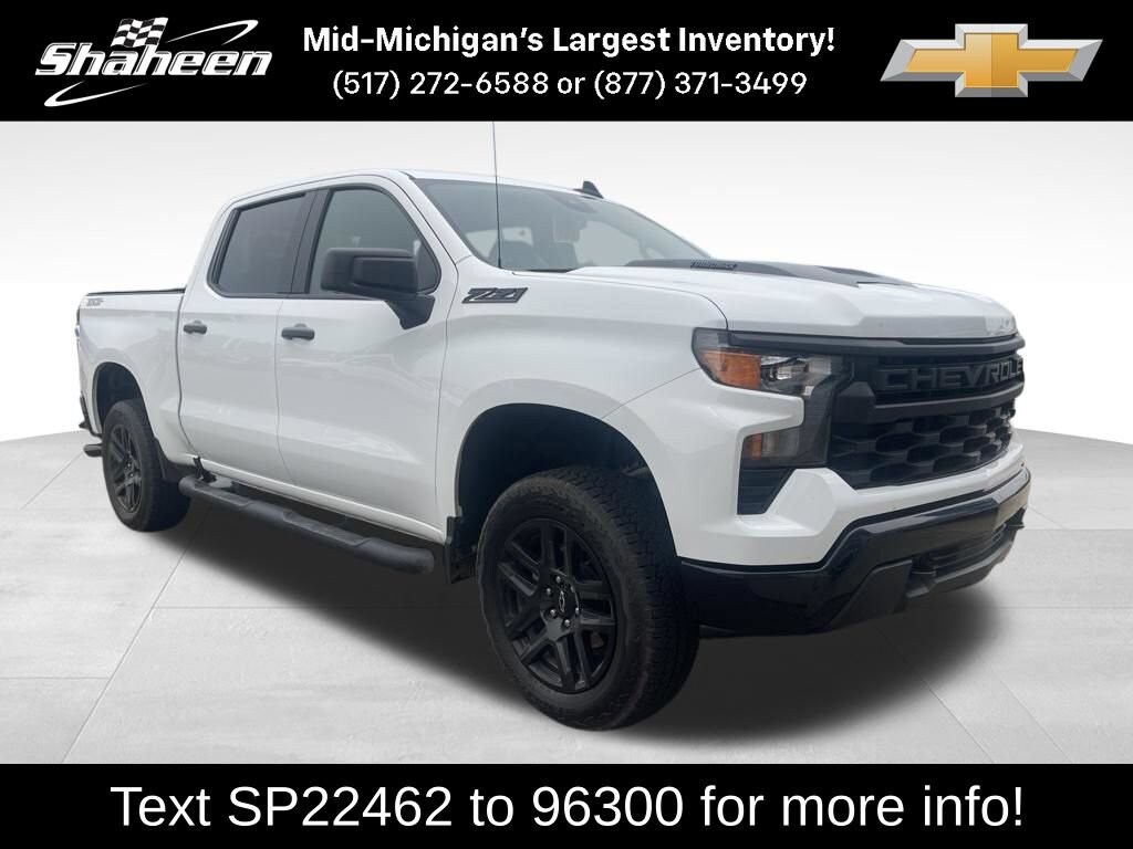 Used 2025 Chevrolet Silverado 1500 Custom Trail Boss Truck Crew Cab
