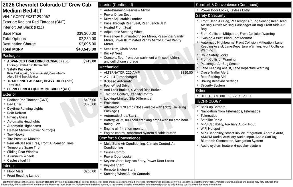 2026 Chevrolet Colorado LT - Photo 10