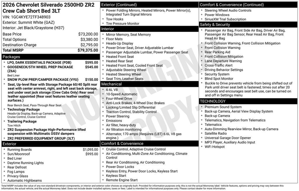 2026 Chevrolet Silverado 2500 HD ZR2 - Photo 10