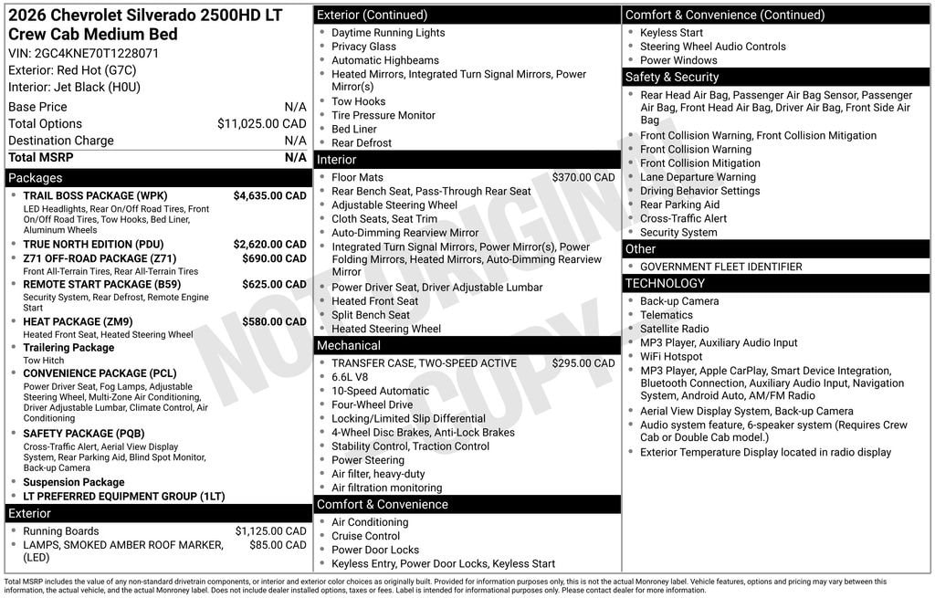 2026 Chevrolet Silverado 2500 HD LT - Photo 9