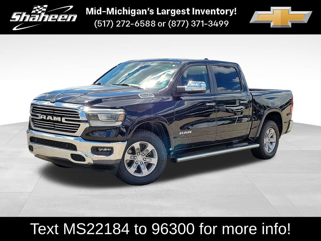 Used 2022 Ram 1500 Laramie Crew Cab 4x4 57 Box Truck Crew Cab
