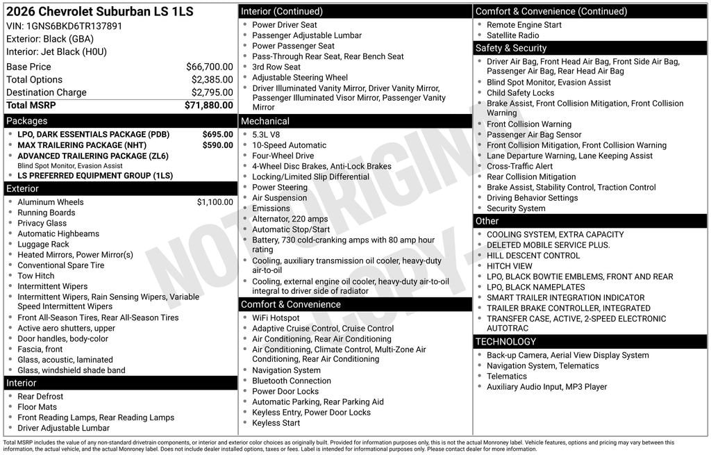 2026 Chevrolet Suburban LS - Photo 10