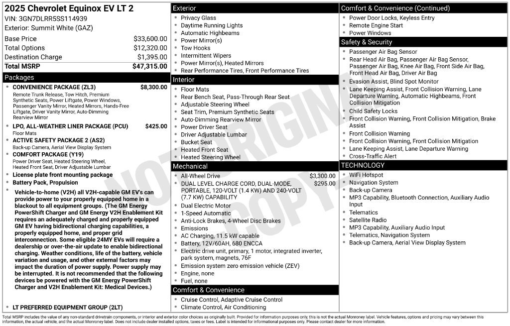 2025 Chevrolet Equinox EV LT - Photo 10