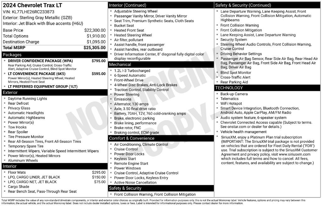 2024 Chevrolet Trax LT - Photo 10