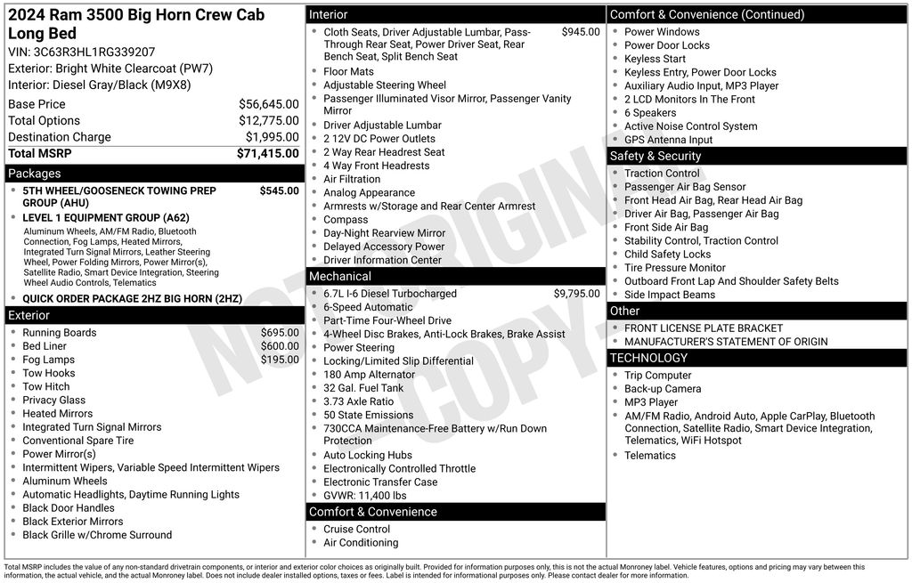 2024 RAM Ram 3500 Pickup Big Horn - Photo 32