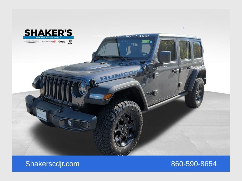 Used 2022 Jeep Wrangler Unlimited 4xe Rubicon SUV