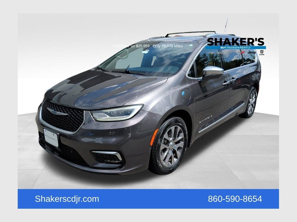 Used 2021 Chrysler Pacifica Hybrid Pinnacle Van Passenger Van