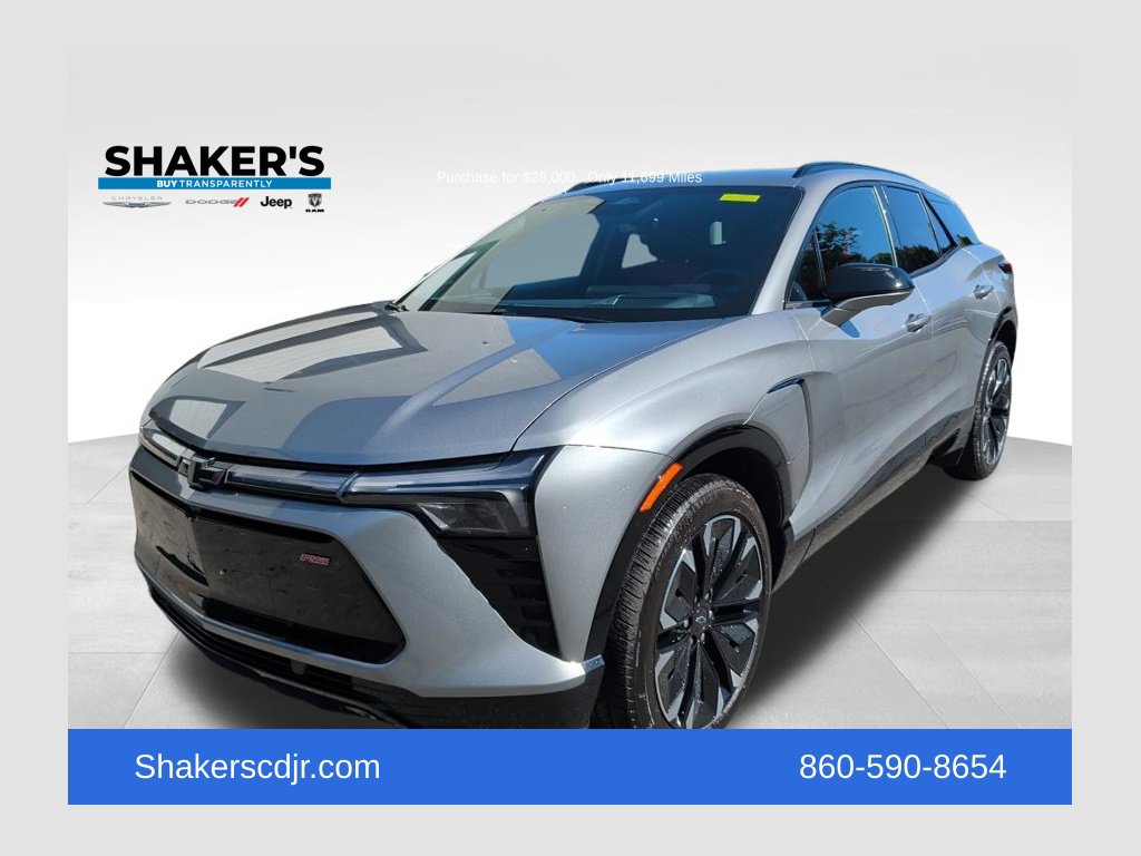 Used 2024 Chevrolet Blazer EV RS with VIN 3GNKDCRJ2RS100026 for sale in Watertown, CT