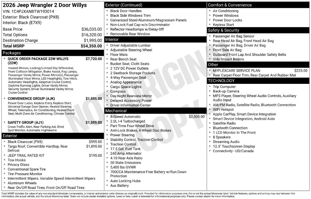 2026 Jeep Wrangler 2-Door Willys - Photo 4