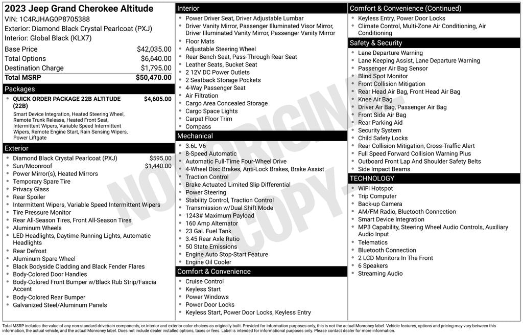 Used 2023 Jeep Grand Cherokee Laredo SUV