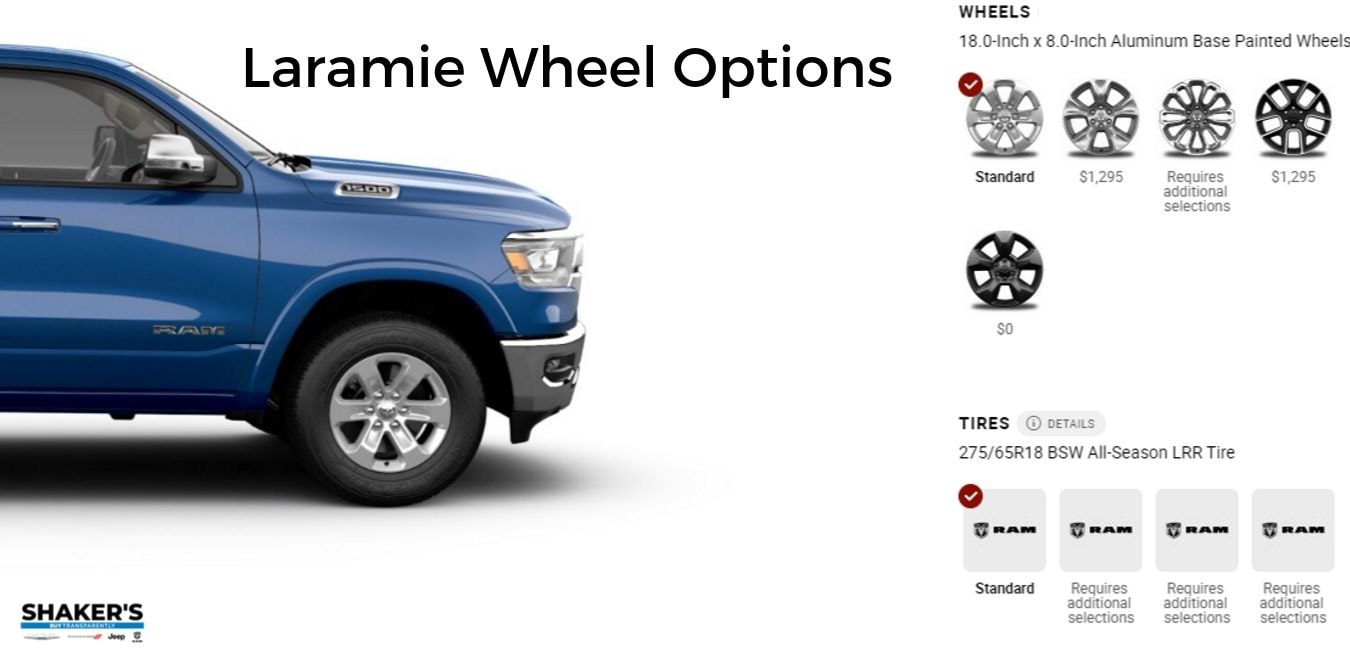 The 2019 Ram 1500 Big Horn vs Laramie Shaker's Chrysler Dodge Jeep Ram