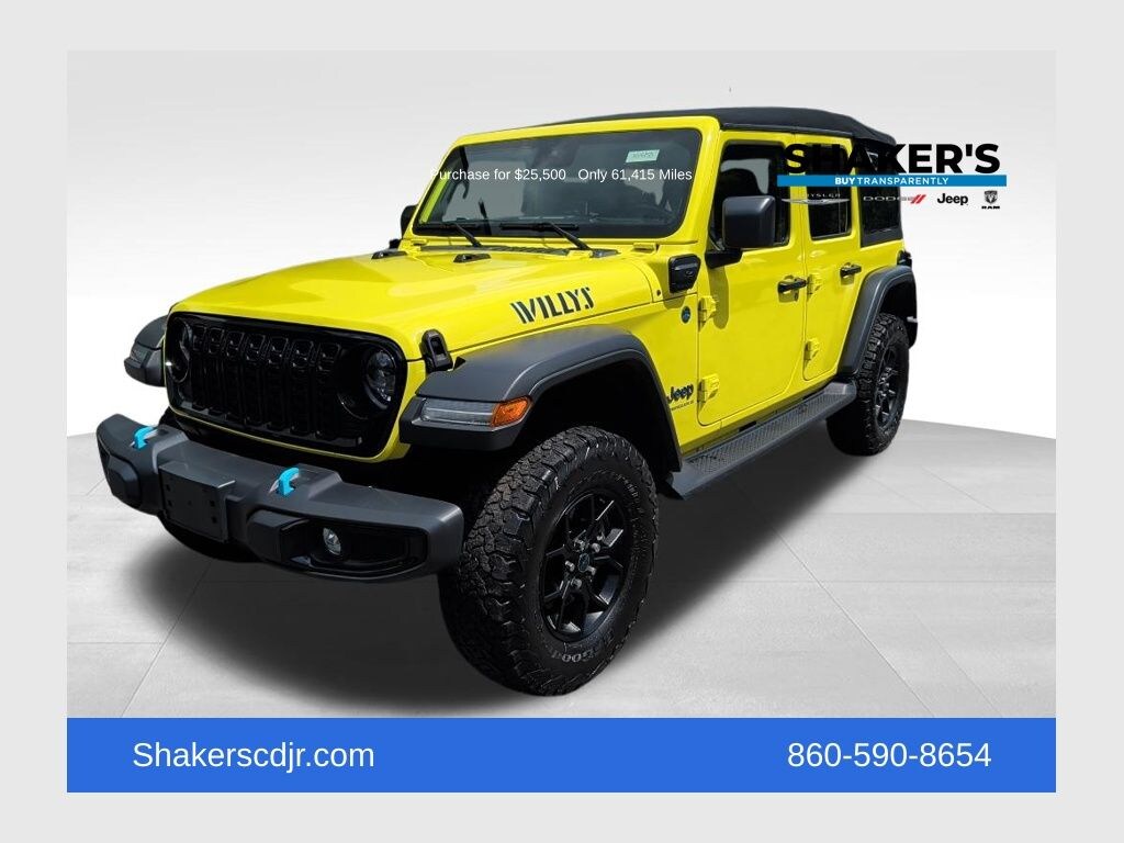 Used 2024 Jeep Wrangler 4xe Sport SUV