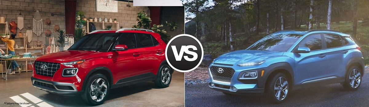 2020 Hyundai Venue vs Hyundai Kona