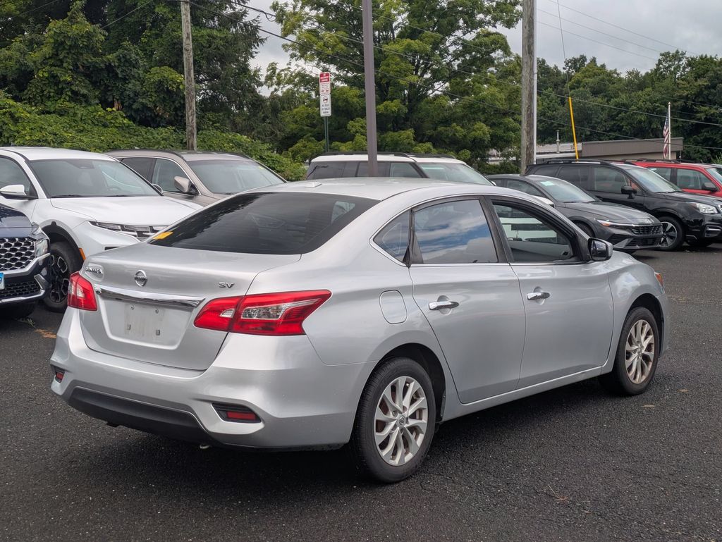 Used 2018 Nissan Sentra SV with VIN 3N1AB7AP3JL650371 for sale in Watertown, CT