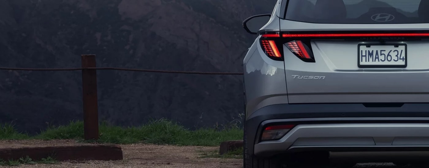 Rear of a 2025 Hyundai Tucson PHEV Limited