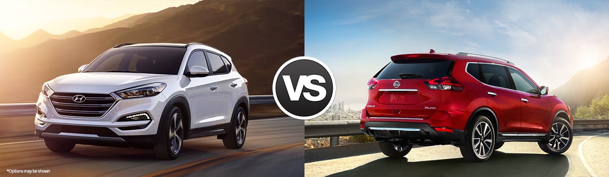 Compare 2017 Hyundai Tucson vs Nissan Rogue | Watertown, CT