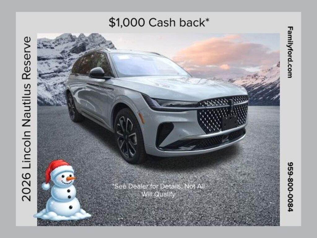 New 2026 Lincoln Nautilus Reserve SUV