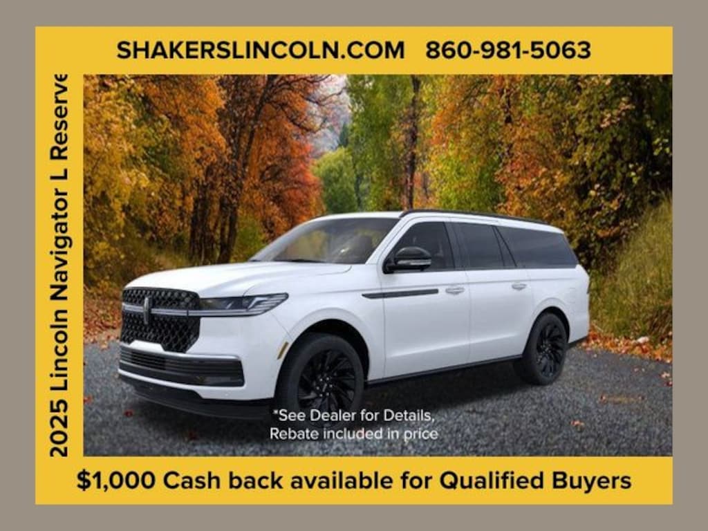 New 2025 Lincoln Navigator L Reserve SUV