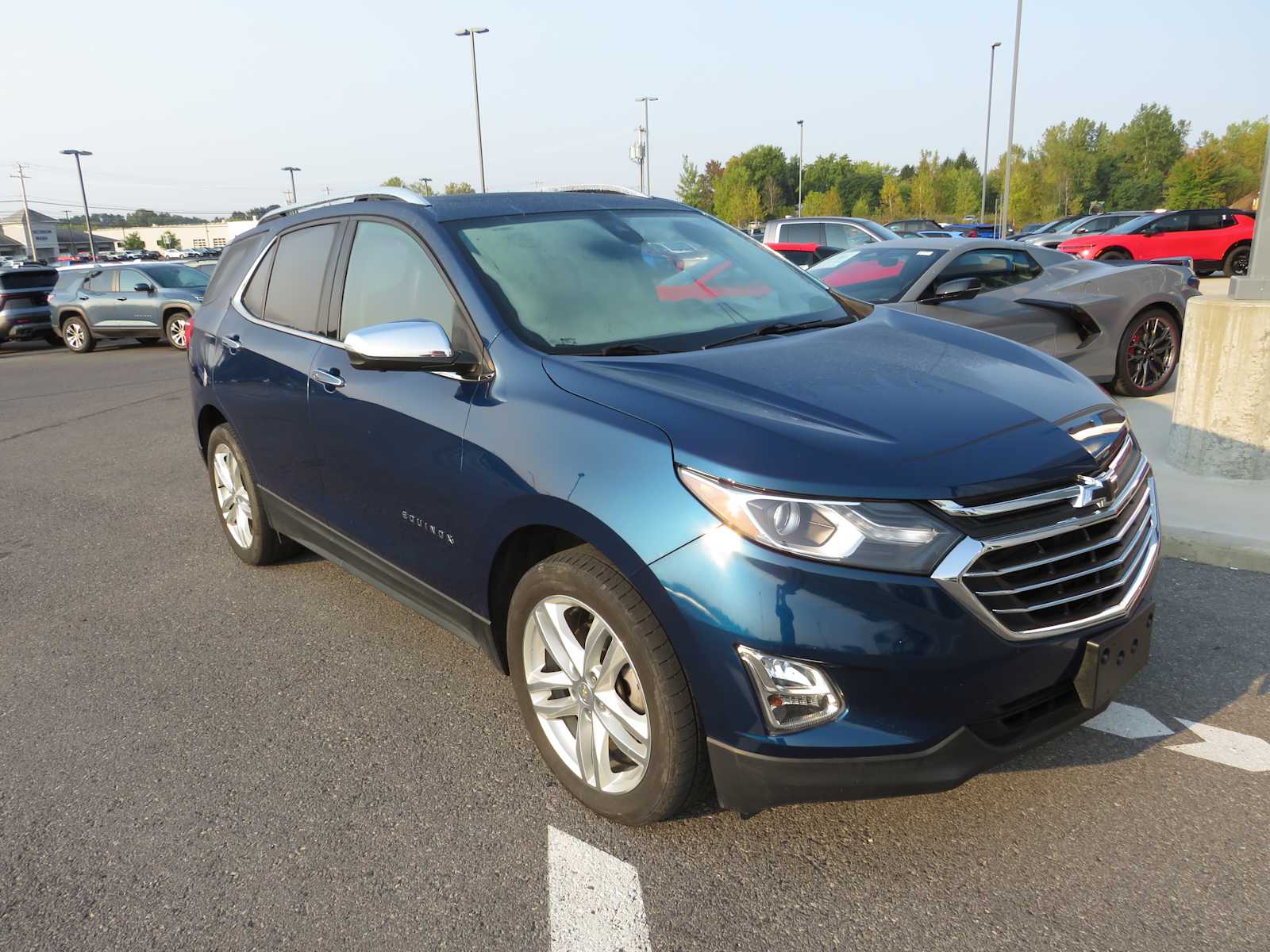 Used 2019 Chevrolet Equinox Premier with VIN 2GNAXYEX7K6291568 for sale in Liverpool, NY