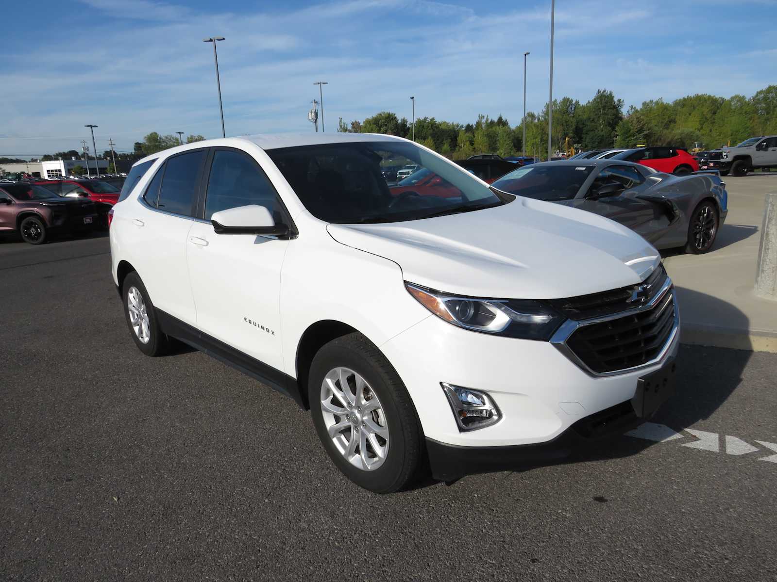 Used 2021 Chevrolet Equinox LT with VIN 3GNAXUEV2MS156137 for sale in Liverpool, NY