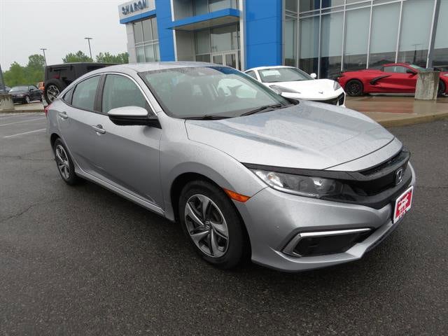 Used 2019 Honda Civic LX with VIN 2HGFC2F62KH592302 for sale in Baldwinsville, NY