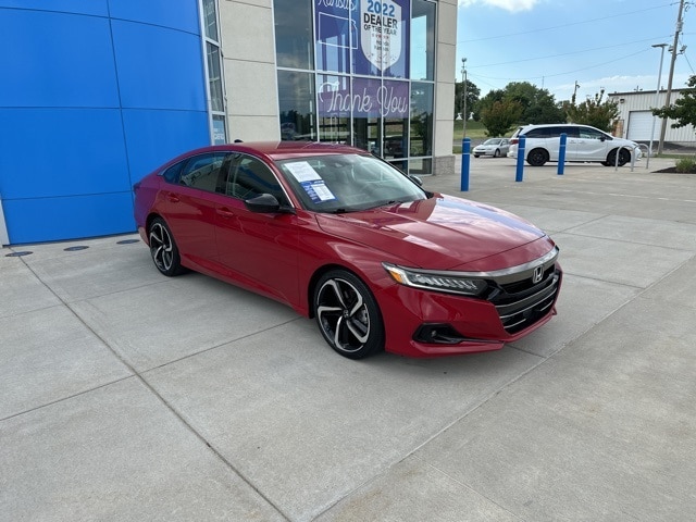 Certified 2021 Honda Accord Sport SE with VIN 1HGCV1F48MA049088 for sale in Kansas City
